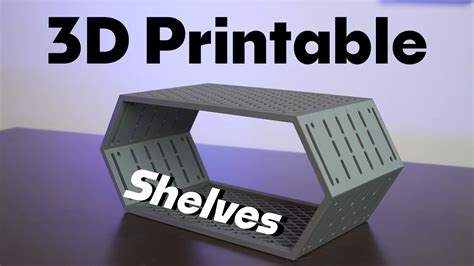 Modular Heavy duty hexagon shelves by Luis s | Download free STL model