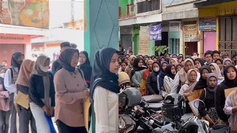 Viral Ratusan Orang Antre Lamar Kerja Di Warung Seblak Netizen Sulit