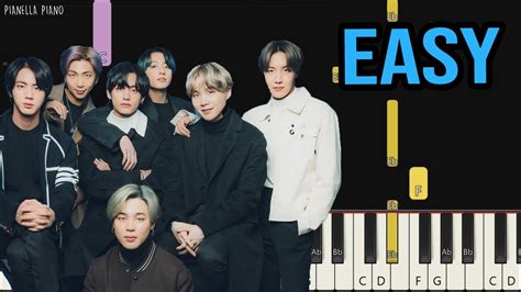 Bts Mikrokosmos Easy Piano Tutorial By Pianella Piano Youtube