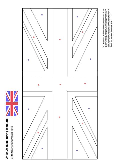 union jack colouring  template worksheets library