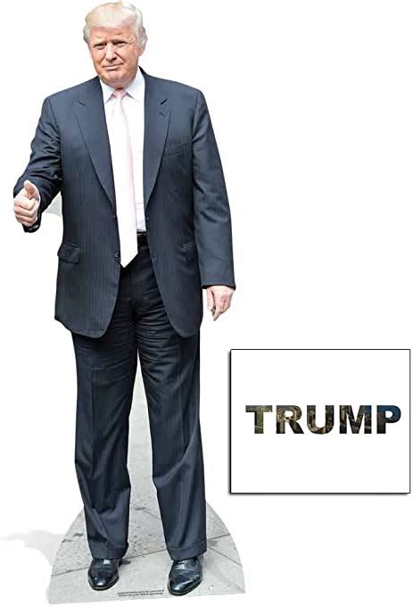 Fan Pack Donald Trump Pink Tie Usa President Lifesize Cardboard