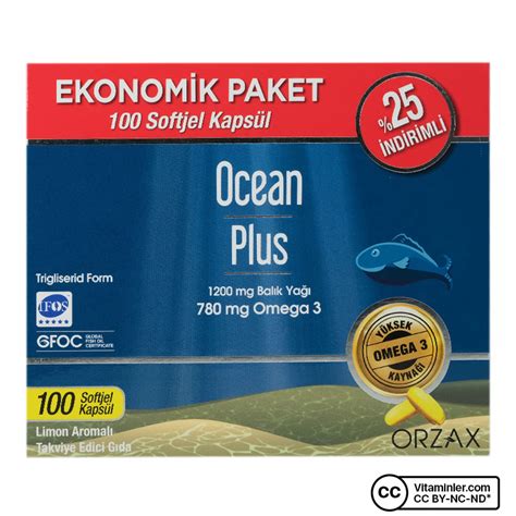 Ocean Plus Omega Mg Kapsul Vitaminler