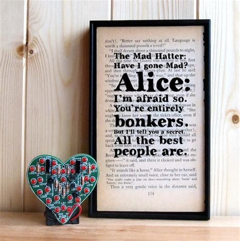 Have I Gone Mad Alice In Wonderland Mad Hatter By Bookishlyuk