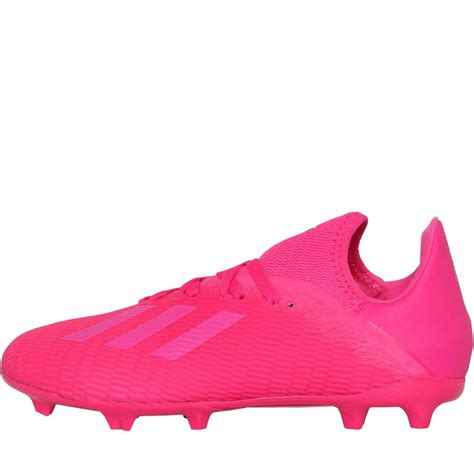 Buy adidas Junior X 19.3 FG Firm Ground Football Boots Shock Pink/Shock ...