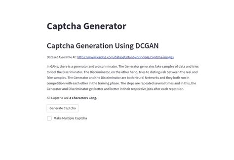 Captcha Generator | Devfolio