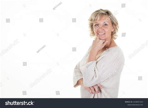 Senior Blond Woman Blonde Hair Stock Photo Shutterstock