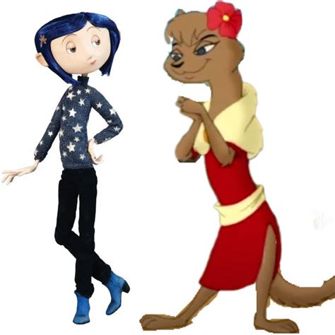 Coraline Meets Sister Mink By Jrender285 On Deviantart