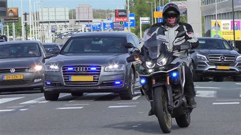 Onopvallende Motor Politie Dkdb Met Spoed Naar Vanaf De Kuip Voor