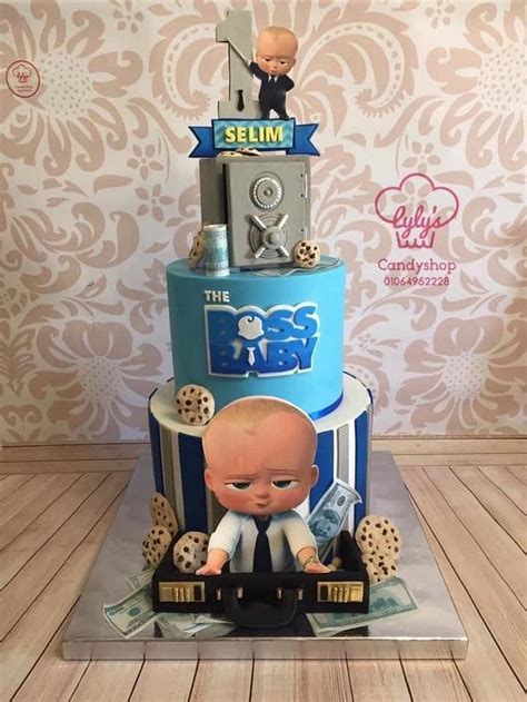 Boss Baby First Birthday 💙 Decorated Cake By Maaly Cakesdecor