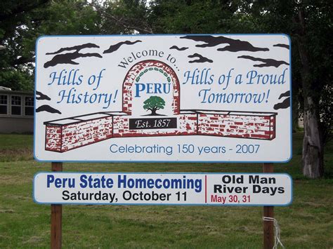 Geographically Yours Welcome Peru Nebraska