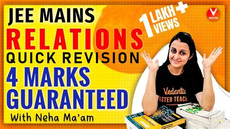 Guaranteed 4 Marks In Jee Mains Maths Relations Iit Jee Quick Revision Jee Mains 2020