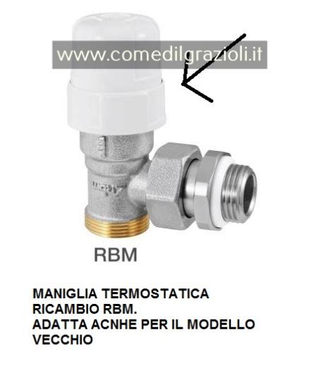 Maniglia X Valvola Termostatica Rbm Per Termosifoni Termostatizzabili