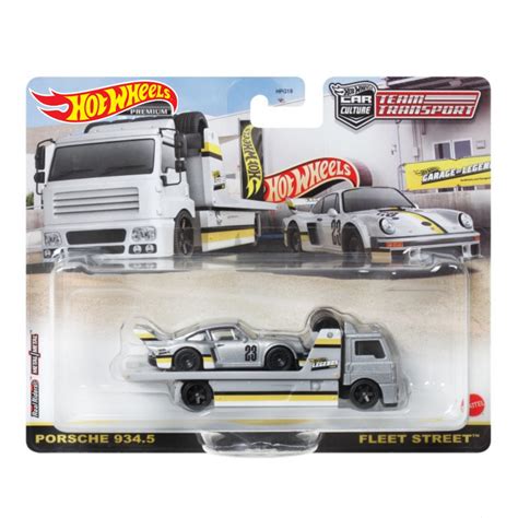 โมเดลรถเหล็ก Hot Wheels Team Transport Garage Of Legends Porsche 934