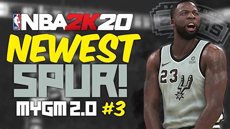 Newest Spur Flagrant Foul In His First Game Nba 2k20 Mygm 2 0 Spurs 3 Youtube