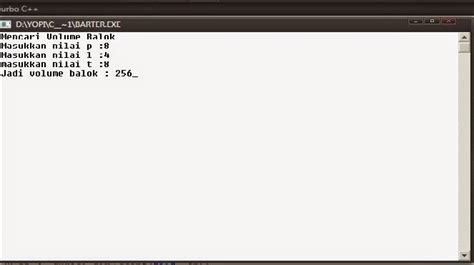 Sempakubolong Program Sederhana Dengan Bahasa C C Membuat Rumus Balok
