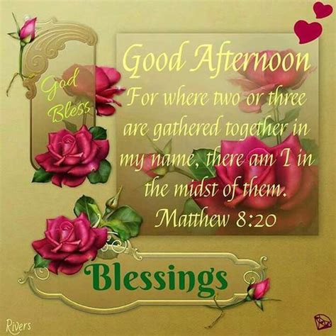 Good Afternoon Blessings Pictures Photos And Images For Facebook