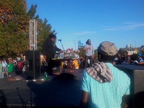 @questlove playing @lifeisliving in Lil Bobby Hutton Park Oakland ...