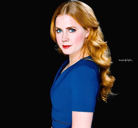 Free Download Amy Adams Actress Blue Black Redhead Girl Woman