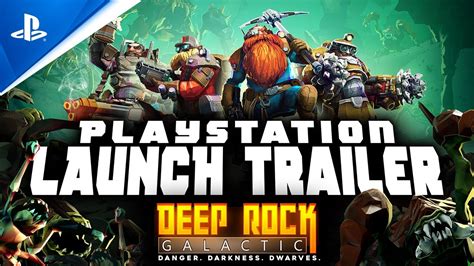 Deep Rock Galactic Playstation Launch Trailer PS5 PS4 YouTube