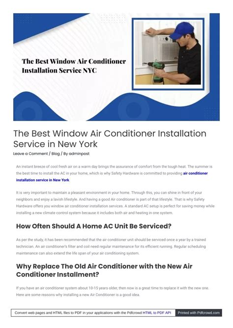 Ppt Airconditionerinstallationservices Powerpoint Presentation