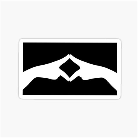 "DECA Hand Symbol Logo" Sticker by ccandace | Redbubble