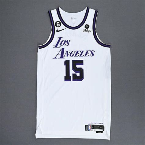 Austin Reaves Los Angeles Lakers Game Worn City Edition Jersey