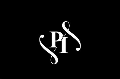 Monogram Pe Logo Design Graphic By Greenlines Studios Creative Fabrica