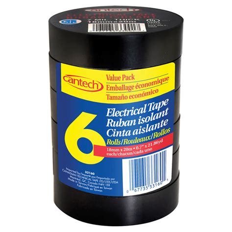 Cantech Electrical Tape Pack Of 6 331601820 Réno Dépôt