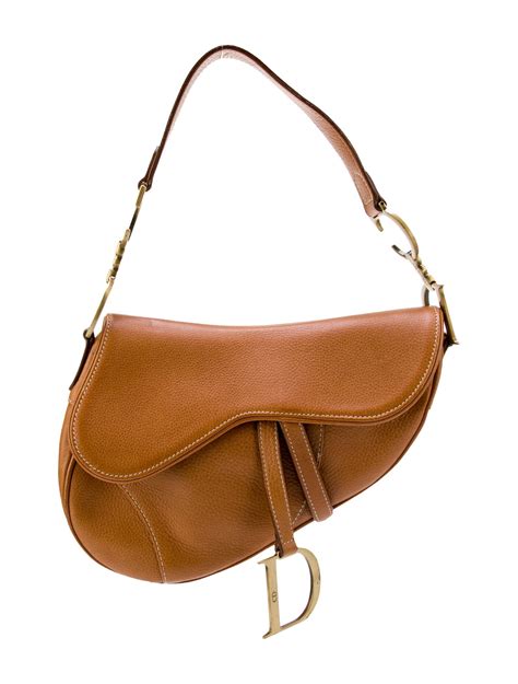 Christian Dior Mini Saddle Bag Brown Shoulder Bags Handbags Chr403321 The Realreal