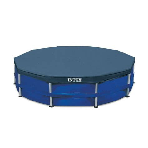 Intex Durable 10 Round Frame Above Ground Pool Debris Cover With Drain