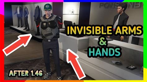 GTA ONLINE HOW TO GET INVISIBLE ARMS AND HANDS THAT STICK AFTER 1