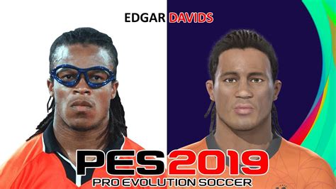 EDGAR DAVIDS PES 2019 2020 2021 FACE BUILD STATS YouTube