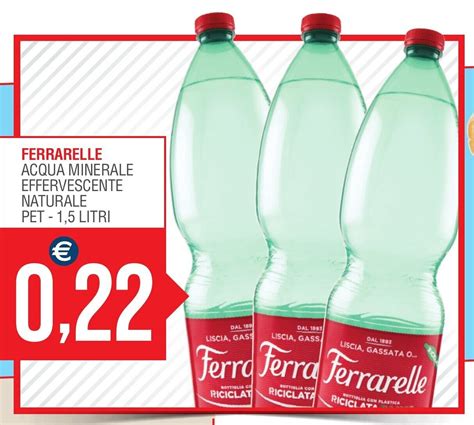 Ferrarelle Acqua Minerale Effervescente Naturale Pet 1 5 Litri