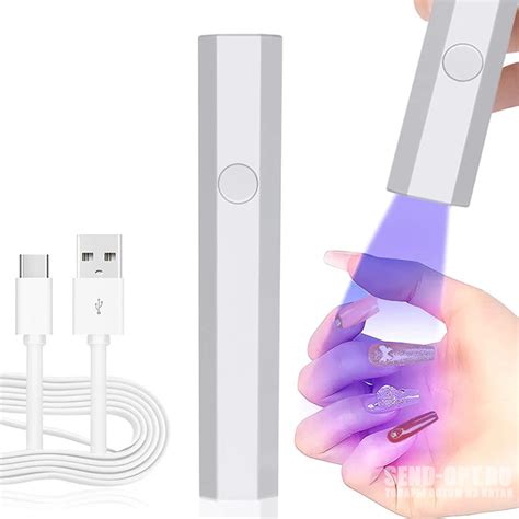 Купить Ультрафиолетовый USB фонарик для сушки ногтей оптом в Москве со ...