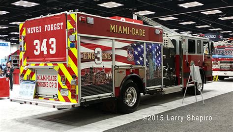 Miami Dade Fire Rescue Engine 3 features a memorial to the 343 FDNY ...