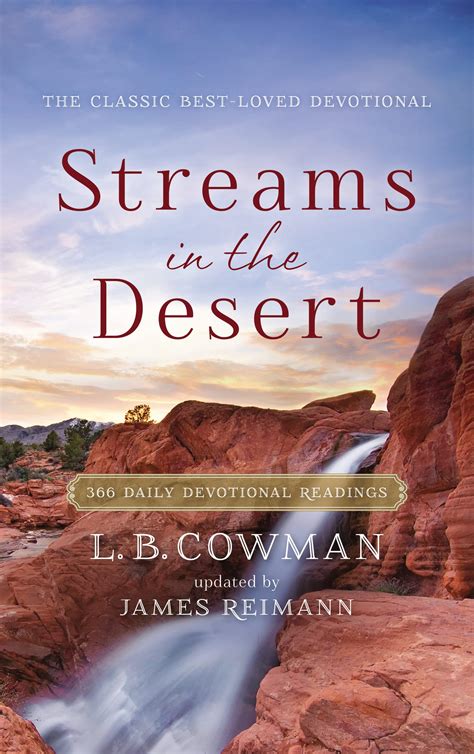 Streams In The Desert Daily Devotional Readings Zondervan