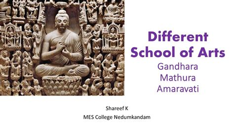 Different Schools Of Arts Gandhara Mathura And Amaravati Youtube