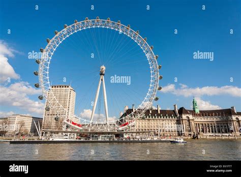 The London Eye Or Millenium Wheel On The South Bank Of The River Thames