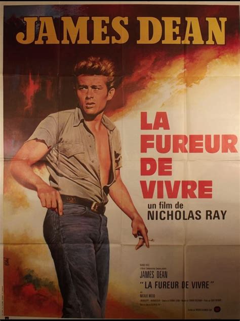 Affiche Du Film LA FUREUR DE VIVRE Titre Original REBEL WITHOUT A