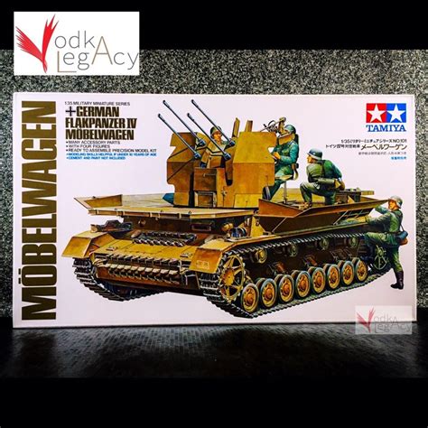 Jual Tamiya 1 35 Military German Tank Flakpanzer IV Mobelwagen Model