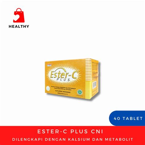 Jual CNI ESTER C PLUS ISI 40 TABLET Shopee Indonesia