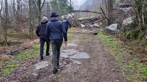 Crodo Il Sopralluogo Sulla Frana Di Rencio La Stampa