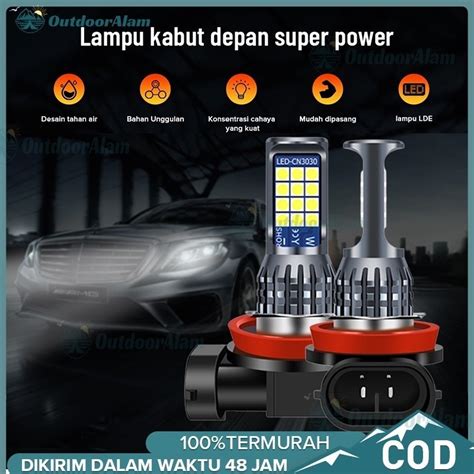 Jual Led Fog Lamp H H H Pcs Lampu Bumper Avanza Xenia Ayla Cayla