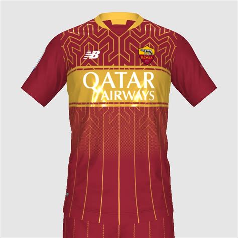 As Roma X New Balance Home Kit Fifa Kit Creator Showcase