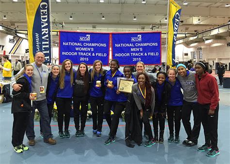 Swu Track And Field Crowns National Champs At Nccaa Indoors The