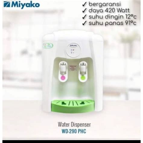 Jual Dispenser Miyako Super Hot And Cool Wd Phc Shopee Indonesia