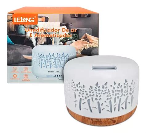 Umidificador De Ar Aromatizador Lelong Controle Temporizador Frete Gr Tis