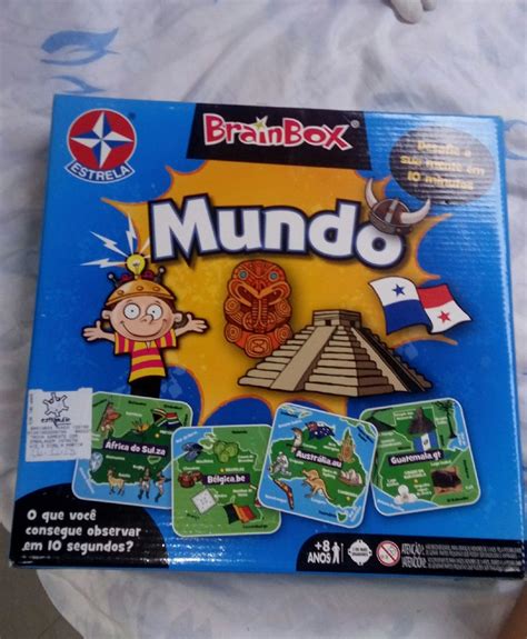 Jogo Mundo Jogo De Tabuleiro Estrela Brain Box Usado Enjoei