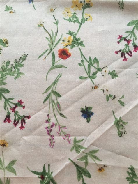 100 Cotton Fabric Bundle Wildflower Print Etsy