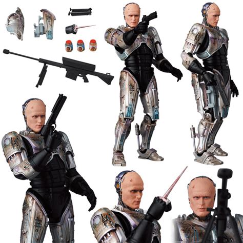 Mafex Robocop Murphy Head Damage Ver